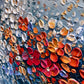 a close up of a wall with many drops of water on it