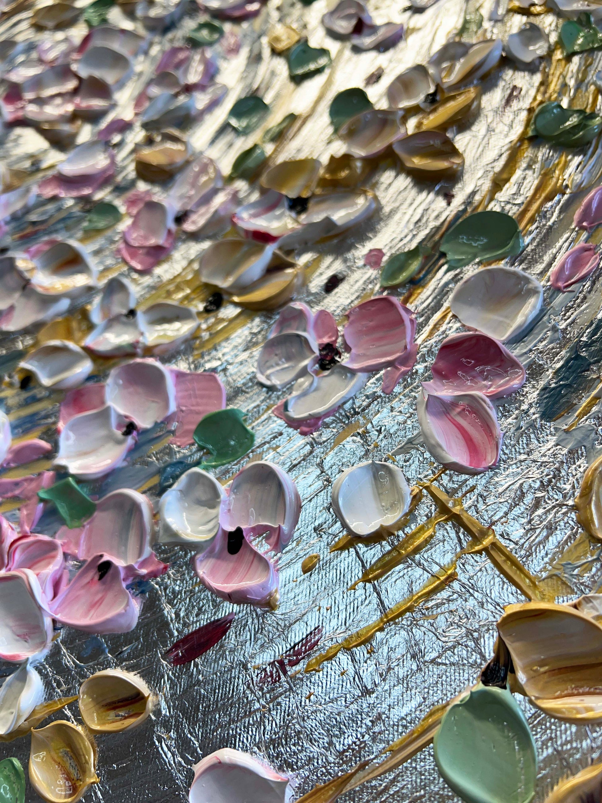 a table topped with lots of different colored dishes